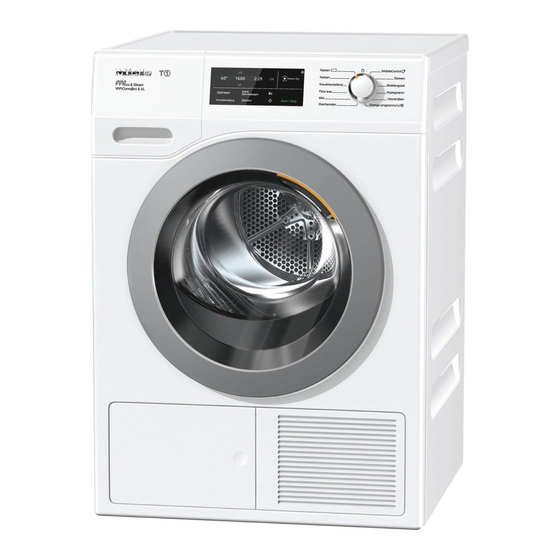 Miele TCJ 590 WP Gebruiksaanwijzing