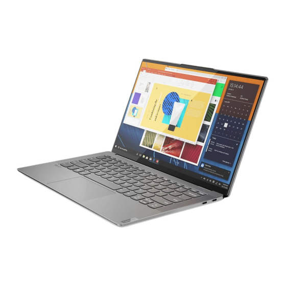 Lenovo Yoga S940-14IWL Gebruikershandleiding