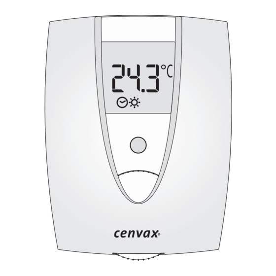 Cenvax ComfortControl FB 6201 Handleiding