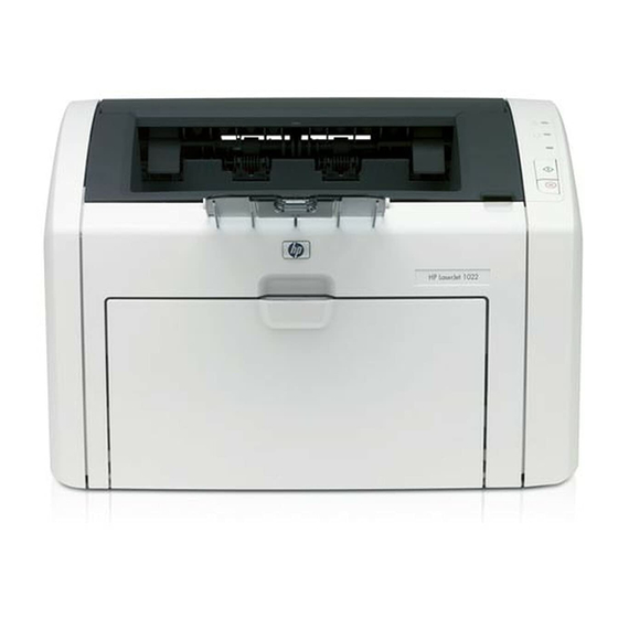 HP LaserJet 1022 Gebruikershandleiding