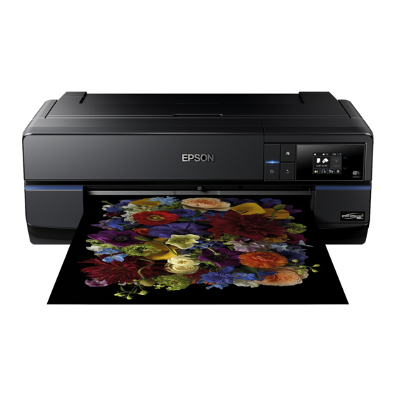 Epson SC-P800 Series Gebruikershandleiding