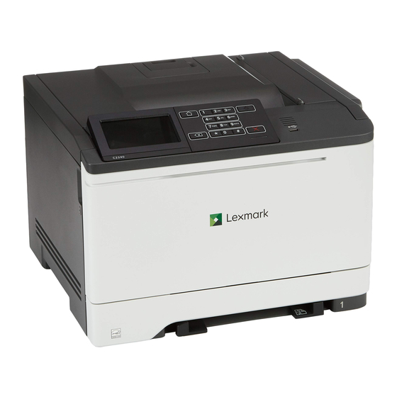 Lexmark C2240 Gebruikershandleiding