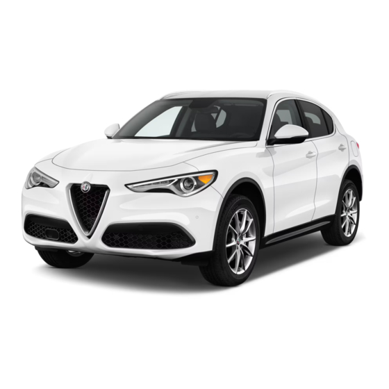 Alfa Romeo STELVIO 2018 Handleiding