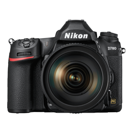 Nikon D780 Gebruikshandleiding