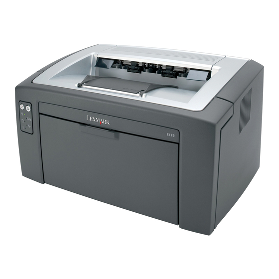 Lexmark E120 Gebruikershandleiding