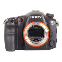 Sony SLT-A99 Handboek