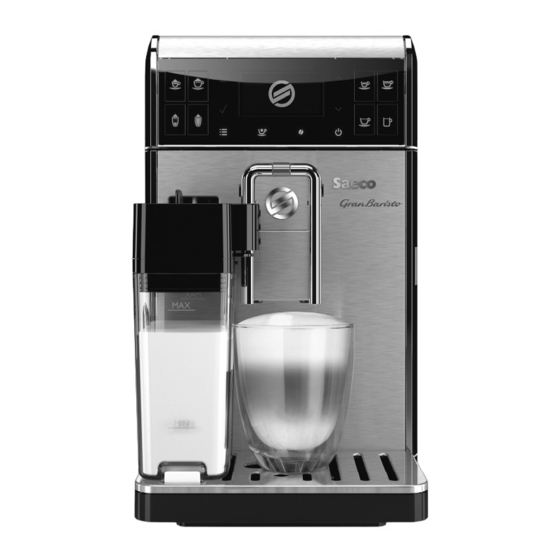 Philips Saeco GranBaristo HD8965 Gebruiksaanwijzing