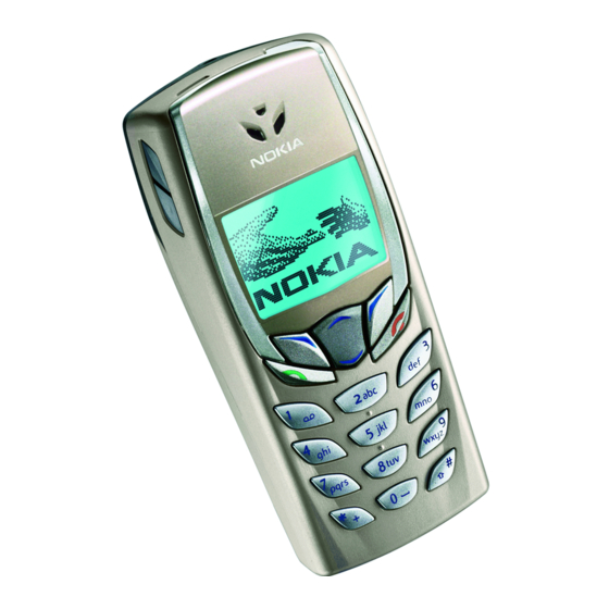 Nokia 6510 Gebruikershandleiding