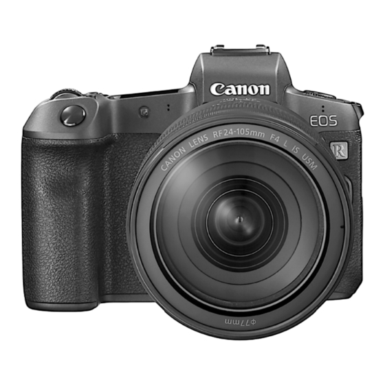 Canon EOS R Uitgebreide Gebruikershandleiding