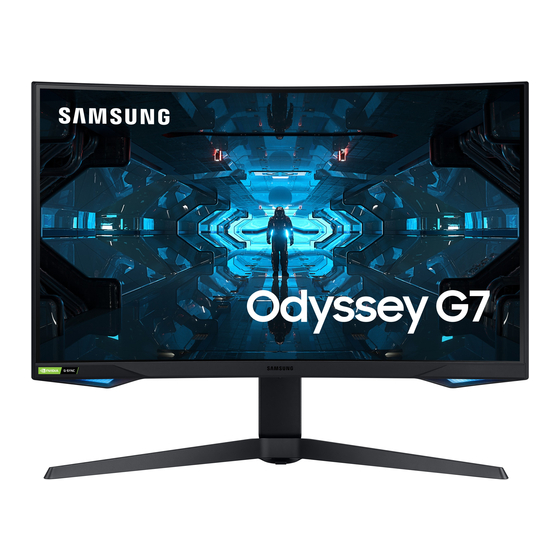 Samsung C27G7 T Series Gebruikershandleiding