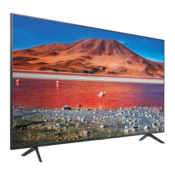 Samsung ue43tu7090sxxn Handleiding