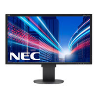 NEC MultiSync EA244WMi Gebruikershandleiding