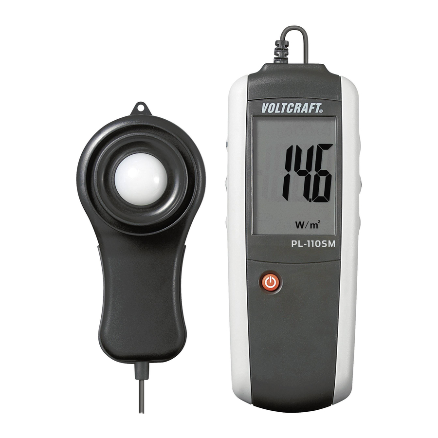 VOLTCRAFT PL-110SM Luxmeter