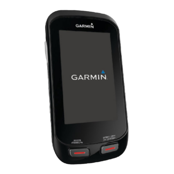 Garmin Approach G8 Gebruikershandleiding