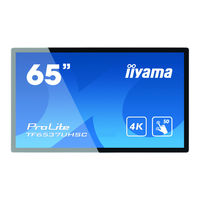 Iiyama ProLite TF6537UHSC Gebruikershandleiding