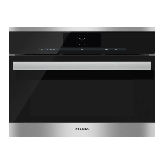 Miele DGC 6805 Gebruiks- En Montagehandleiding