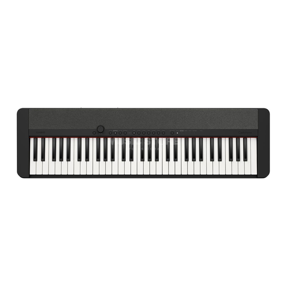 Casio CT-S1 Gebruiksaanwijzing