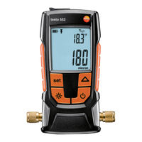 TESTO 552 Bedieningshandleiding