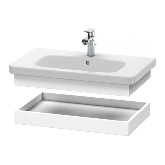 DURAVIT DuraStyle DS 6181 Montagehandleiding