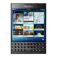 Blackberry Passport Smartphone Gebruikershandleiding