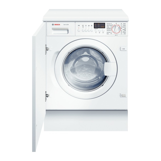 Bosch WIS28441EU Gebruiksaanwijzing