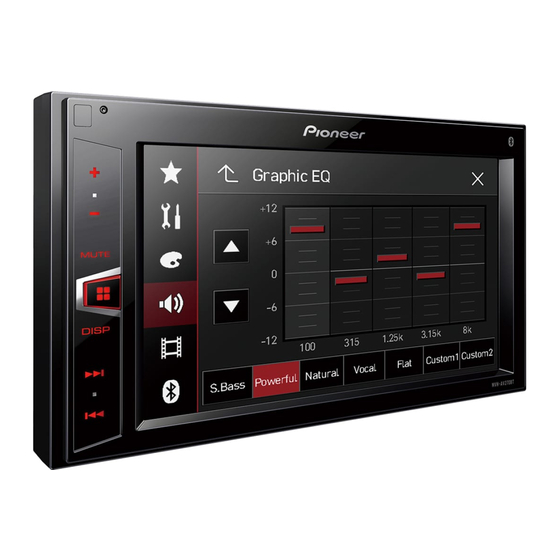 Pioneer MVH-AV270BT Bedieningshandleiding