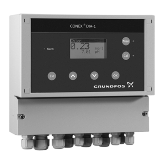 Grundfos Conex DIA-1 Series Installatie- En Bedieningsinstructies