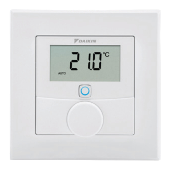 Daikin Home Controls- 2 Uitgebreide Handleiding Voor De Installateur En De Gebruiker