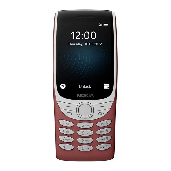 Nokia 8210 Gebruikershandleiding