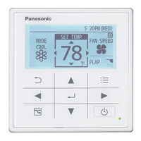 Panasonic CZ-RTC5A Gebruikershandleiding