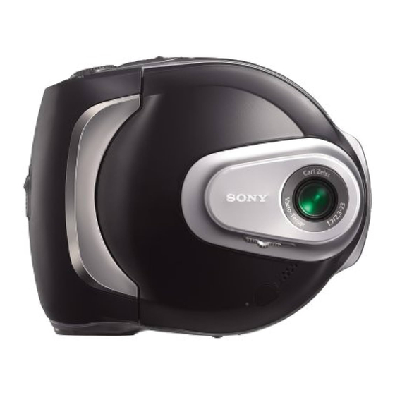 Sony HANDYCAM DCR-DVD7E Bedieningshandleiding