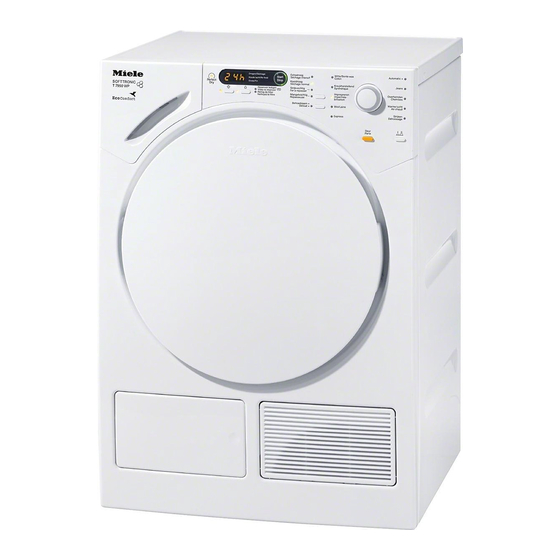 Miele T 7950 WP Gebruiksaanwijzing