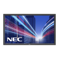 NEC MultiSync V323-2 Gebruikershandleiding