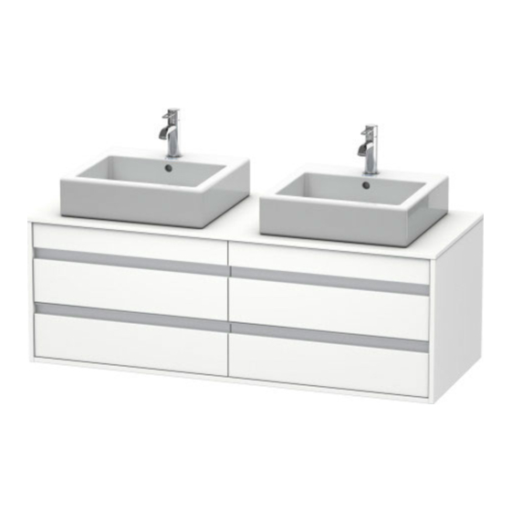 DURAVIT Ketho KT 6657 L Montagehandleiding