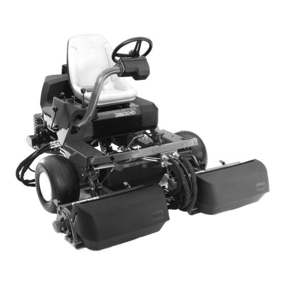 Toro GREENSMASTER 3200-D Gebruikershandleiding