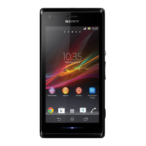 Sony Xperia M dual Gebruikershandleiding