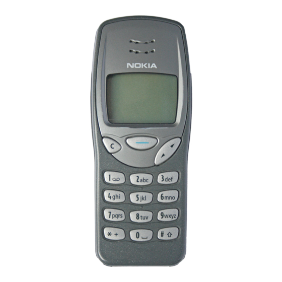 Nokia 3210 Gebruikershandleiding