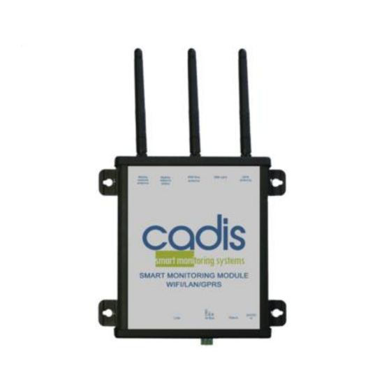 Cadis Smart Monitoring Module SMM Korte Handleiding