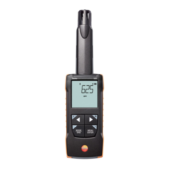 TESTO 535 Series Gebruiksaanwijzing