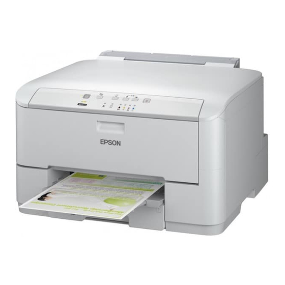 Epson WP-4011 Gebruikershandleiding