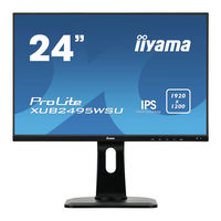 iiayma ProLite XUB2495WSU Gebruikershandleiding