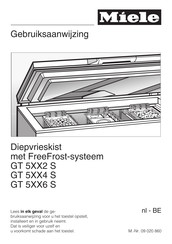 Miele GT 5 2 S Series Gebruiksaanwijzing