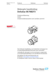 Endress+Hauser Deltabar M PMD55 Beknopte Handleiding