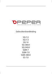 PEPER SQ-380.0 Gebruikershandleiding