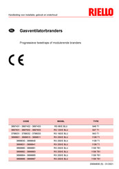 Riello 3788033 Handleiding Voor Installatie, Gebruik En Onderhoud