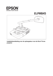 Epson ELPMB45 Installatiehandleiding
