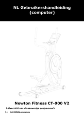 Newton Fitness CT-900 Gebruikershandleiding