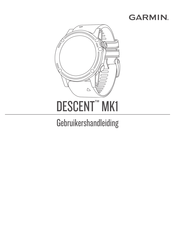 Garmin DESCENT MK1 Gebruikershandleiding