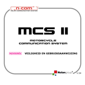 Nolangroup N-Com MCS II Veiligheid En Gebruiksaanwijzing