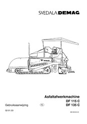 Svedala Demag DF 135 C Gebruiksaanwijzing